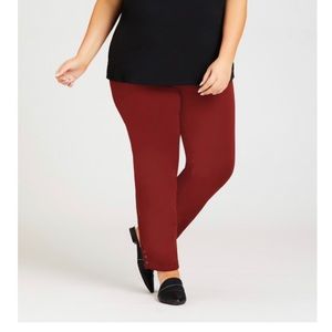 NWOT Cotton Stretch Pants w/Snap Ankle